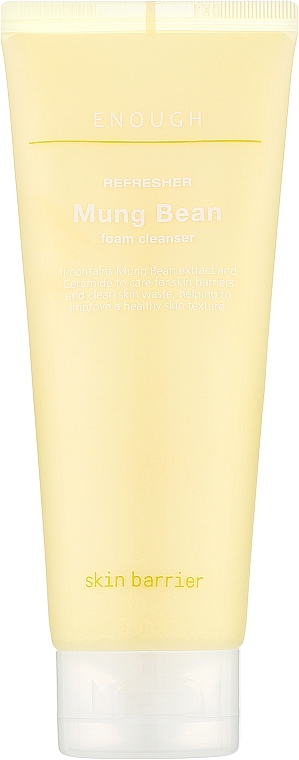 Пінка для вмивання - Enough Refresher Mung Bean Foam Cleanser — фото N1