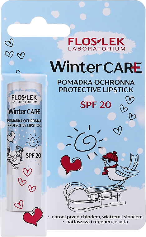 Защитная помада для губ - Floslek Winter Care SPF 20 — фото N1