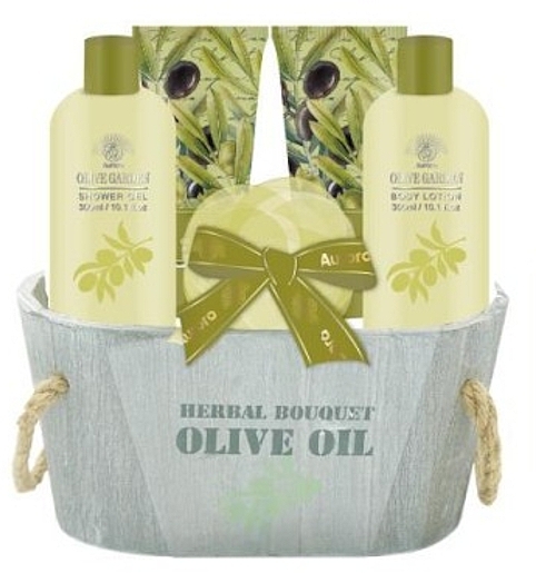 Набор, 6 продуктов - Aurora Herbal Bouquet Olive Oil  — фото N1