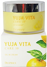 Омолаживающий цитрусовый крем для лица - Deoproce Yuja Vita Care 10 Oil in Cream  — фото N1