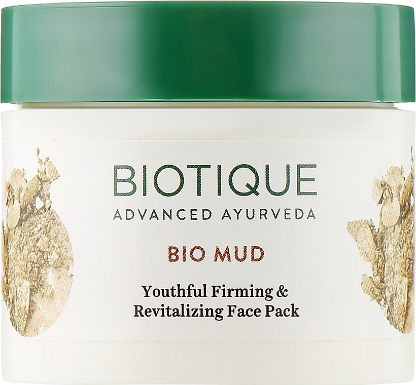 Омолаживающая повышающая упругость кожи маска для лица "Био грязи" - Biotique Bio Mud Youthful Firming and Revitalizing Face Pack — фото N2