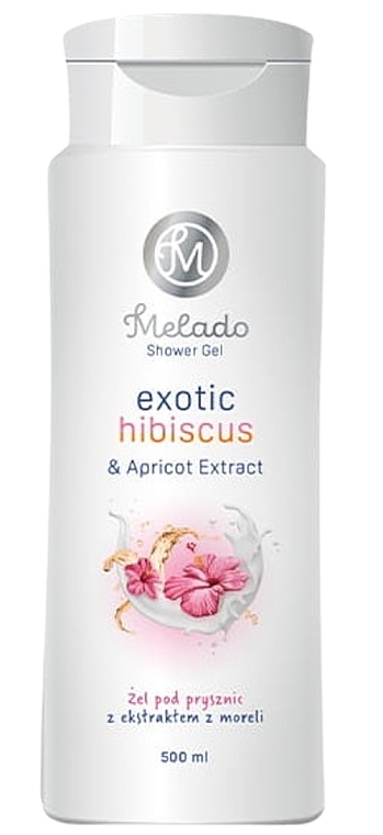 Гель для душу з екстрактом абрикоса та гібіскусу - Natigo Melado Exotic Hibiscus And Apricot Extract Shower Gel — фото N1