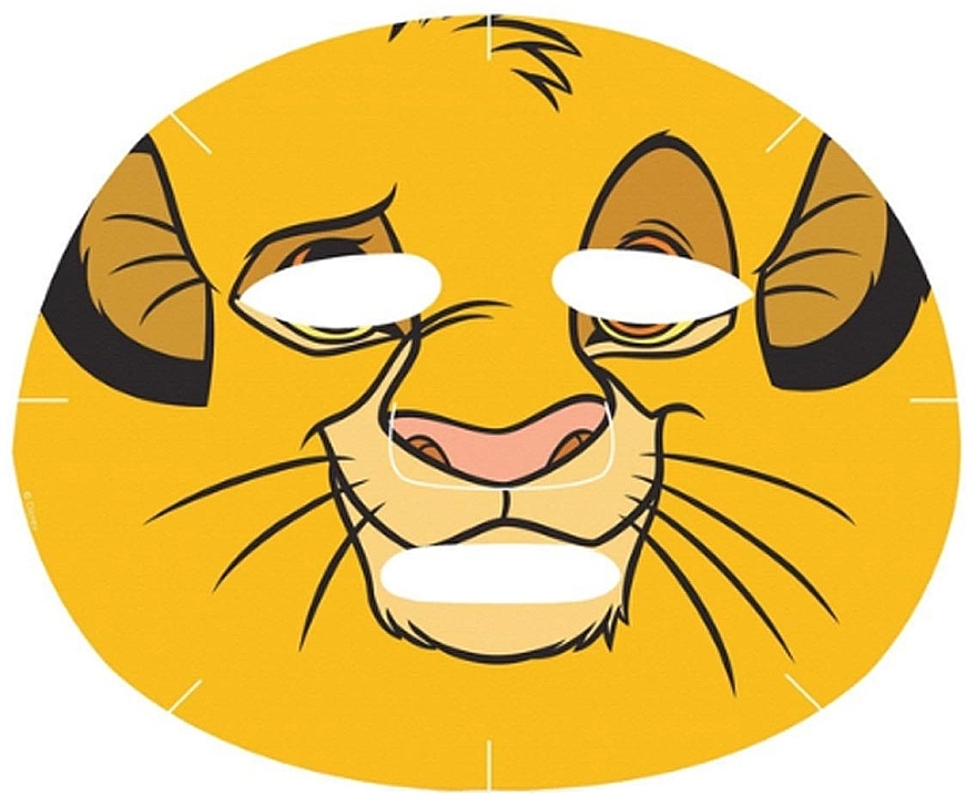 Маска для лица с экстрактом манго - Mad Beauty Disney The Lion King Simba Cosmetic Sheet Mask — фото N2