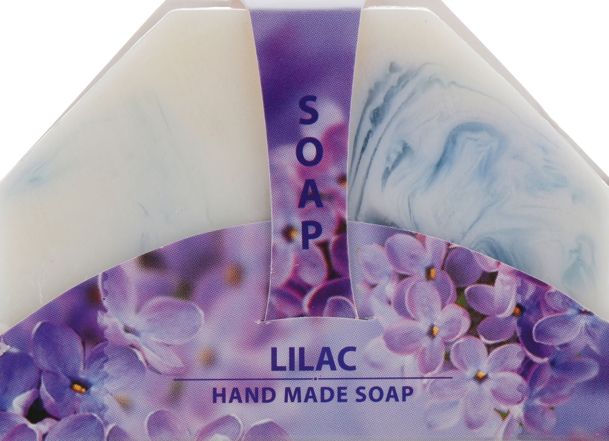 Глицериновое мыло ручной работы нарезанное "Сирень" - BioFresh Glycerin Soap Lilac — фото N1