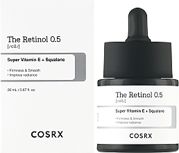 Антивозрастная сыворотка для лица с ретинолом 0,5% - Cosrx The Retinol 0.5 Super Vitamin E + Squalane — фото N2