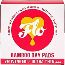 Парфумерія, косметика Бамбукові денні прокладки, 16 шт. - Flo Bamboo Day Pads