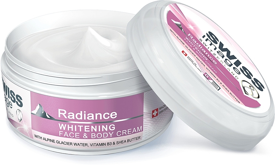 Відбілювальний крем для обличчя та тіла - Swiss Image Radiance Whitening Face & Body Cream — фото N2
