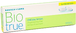 Одноденні лінзи контактні, 30 шт.  - Bausch & Lomb Biotrue ONEday For Presbyopia Low — фото N1