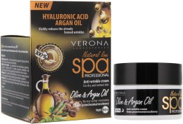 Духи, Парфюмерия, косметика Антивозрастной крем против морщин - Verona Laboratories Natural Line Spa Professional Olive and Argan Oil Anti-Wrinkle crem