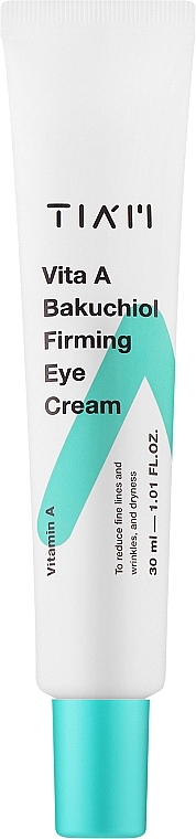 Крем для зони навколо очей з бакучіолом - Tiam Vita A Bakuchiol Firming Eye Cream — фото N1