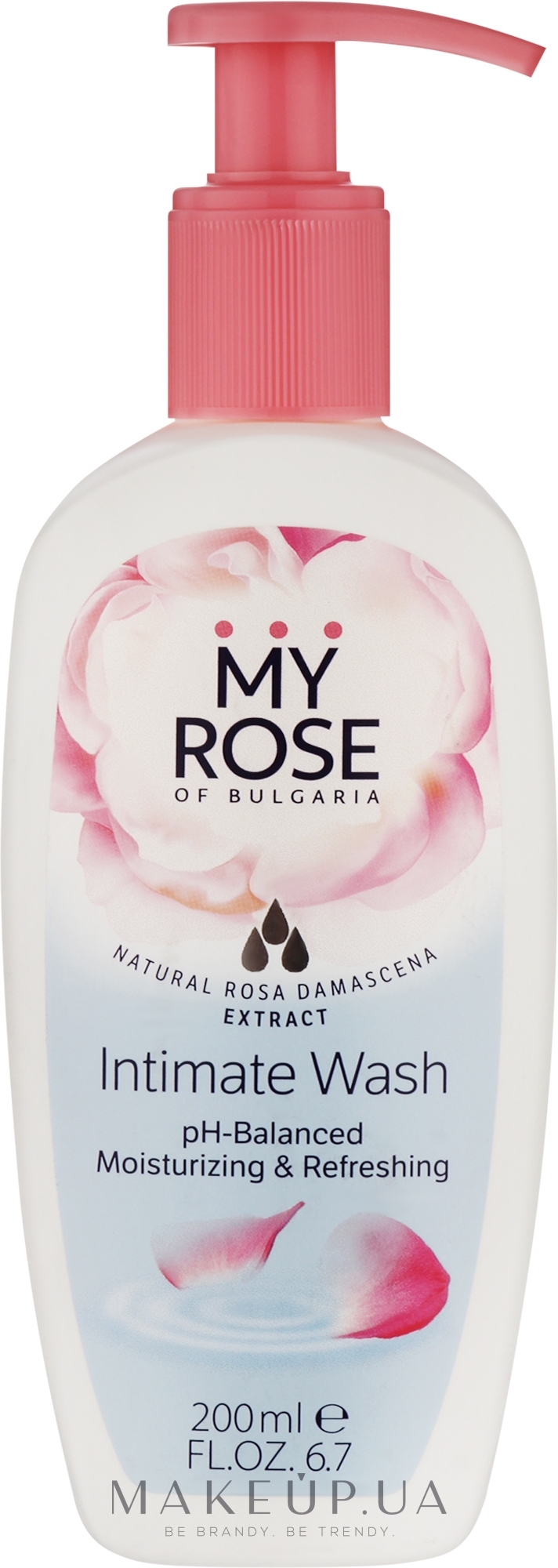 Гель для интимной гигиены - My Rose Of Bulgaria Intome Wash — фото 200ml