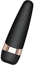 Парфумерія, косметика Вібро-вакуумно-хвильовий стимулятор, чорний - Satisfyer Pro 3+ Vibration