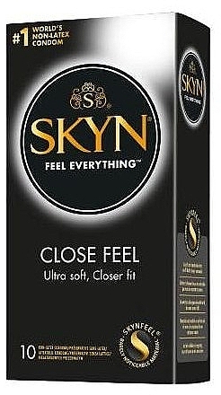 Ультратонкі презервативи без латексу, 10 шт. - Unimil Skyn Close Feel Ultra Soft — фото N1