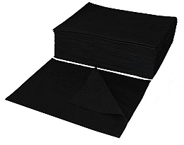Полотенца одноразовые, 50 шт., черные - Ronney Professional Hairdressing Towel Basic Black — фото N3
