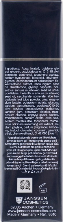 Крем-гель ревитализирующий увлажняющий - Janssen Cosmetics Calming Hydro-Gel — фото N2