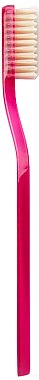 Зубна щітка, рожева - Acca Kappa Hard Pure Bristle Toothbrush Model 569 — фото N1