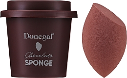 Спонж для макіяжу з тримачем, коричневий - Donegal — фото N1