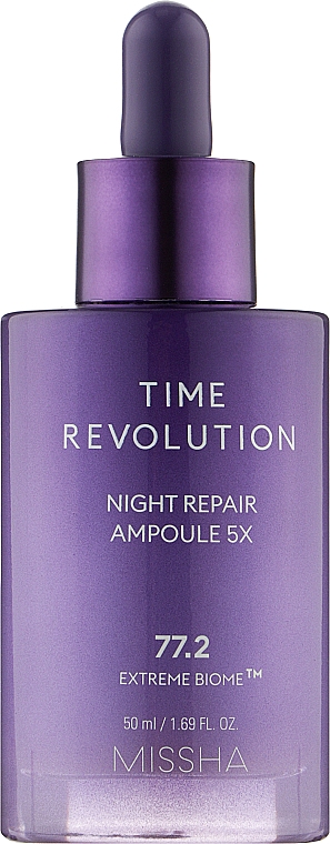 Сыворотка для лица ночная - Missha Time Revolution Night Repair Ampoule 5X