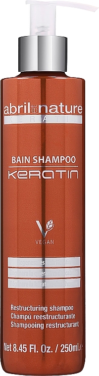 Шампунь с кератином - Abril et Nature Bain Shampoo Keratin
