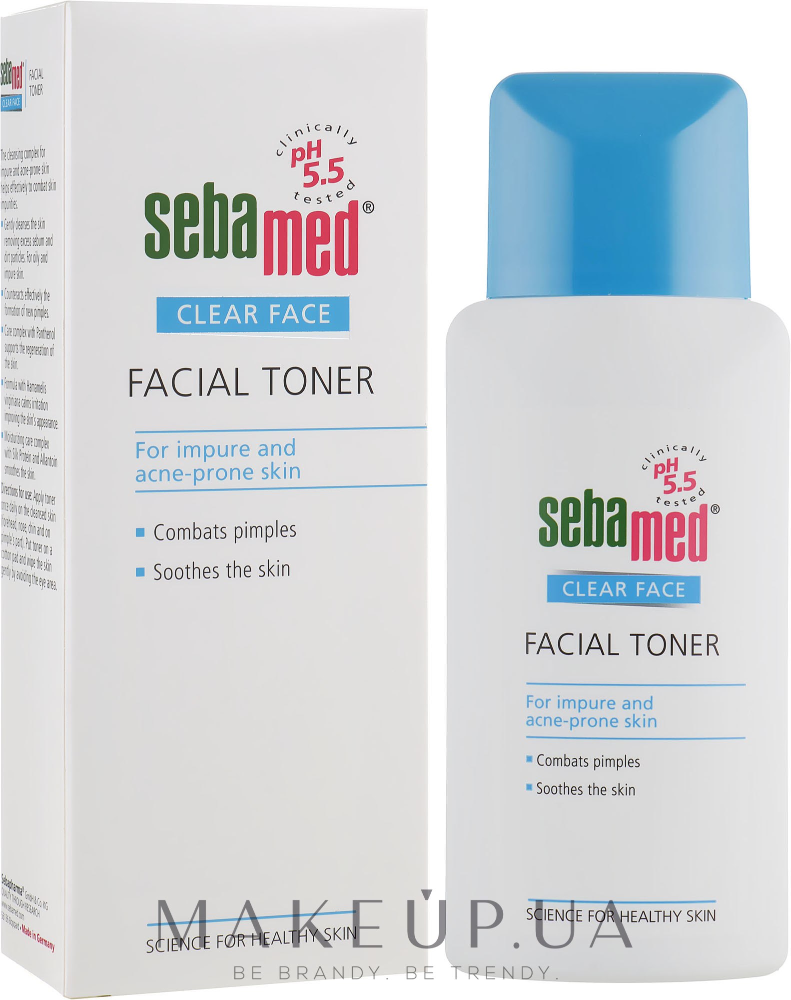 Тонік для обличчя - Sebamed Clear Face Deep Cleansing Facial Toner — фото 150ml
