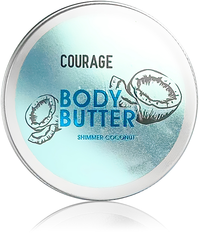 Баттер для тела - Courage Body Butter Shine Coconut — фото N1