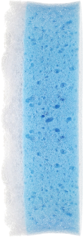 Губка банная овальная 30420, синяя - Top Choice — фото N2