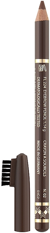 Олівець для брів зі щіточкою - Florelle Eyebrow Pencil