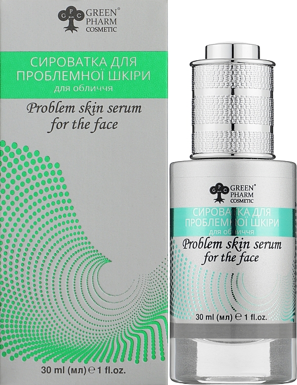 Сироватка для проблемної шкіри - Green Pharm Cosmetic Problem Skin Serum PH 5,0 — фото N2
