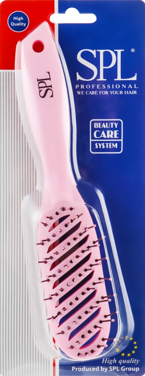 Щітка масажна, 8553, рожева - SPL Hair Brush — фото N1
