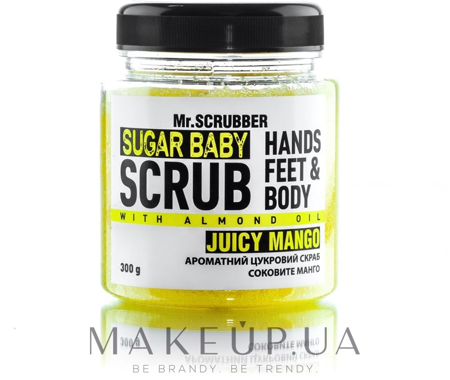Цукрровий скраб для тіла "Juicy Mango" - Mr.Scrubber Sugar Baby Hands Feet & Body Scrub — фото 300g