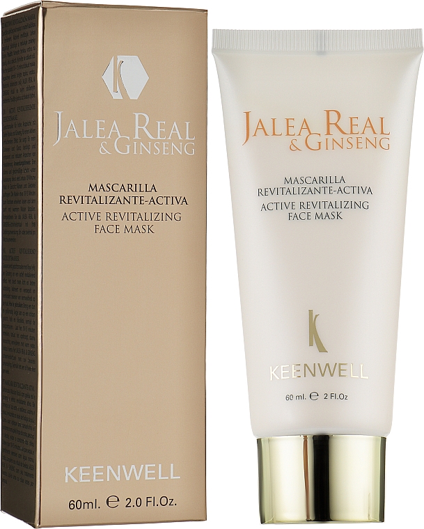 Активна ревіталізувальна маска для обличчя - Keenwell Jalea Real & Ginseng Active Revitalizing Face Mask — фото N2