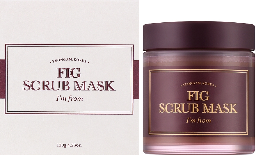 Маска-скраб для очищення шкіри з інжиром - I'm From Fig Scrub Mask — фото N2