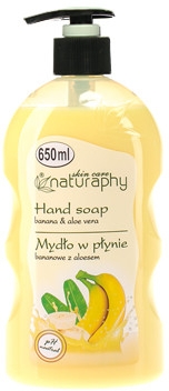 Рідке мило для рук "Банан і алое вера" - Bluxcosmetics Naturaphy Hand Soap — фото N1