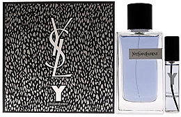 Духи, Парфюмерия, косметика Yves Saint Laurent Y Pour Homme - Набор (edt/100ml + edt/10ml)