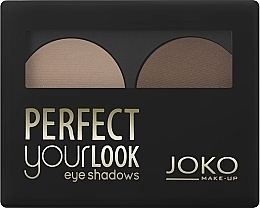 Тіні для повік двоколірні - Joko Perfect Your Look Duo Eye Shadows — фото N2