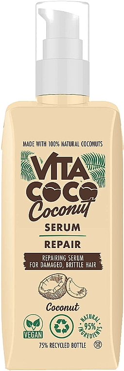 Сироватка для волосся з кокосом "Відновлювальна" - Vita Coco Repair Coconut Serum — фото N1