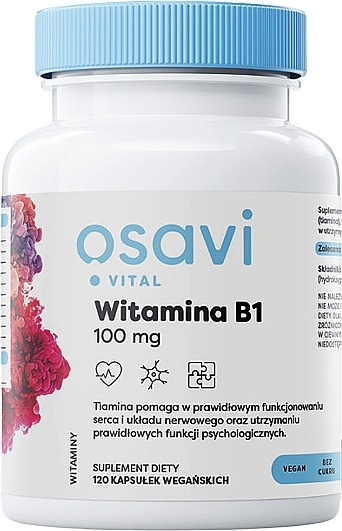 Вітамін B1, 100 мг - Osavi Vitamin B1 100 Mg — фото N1