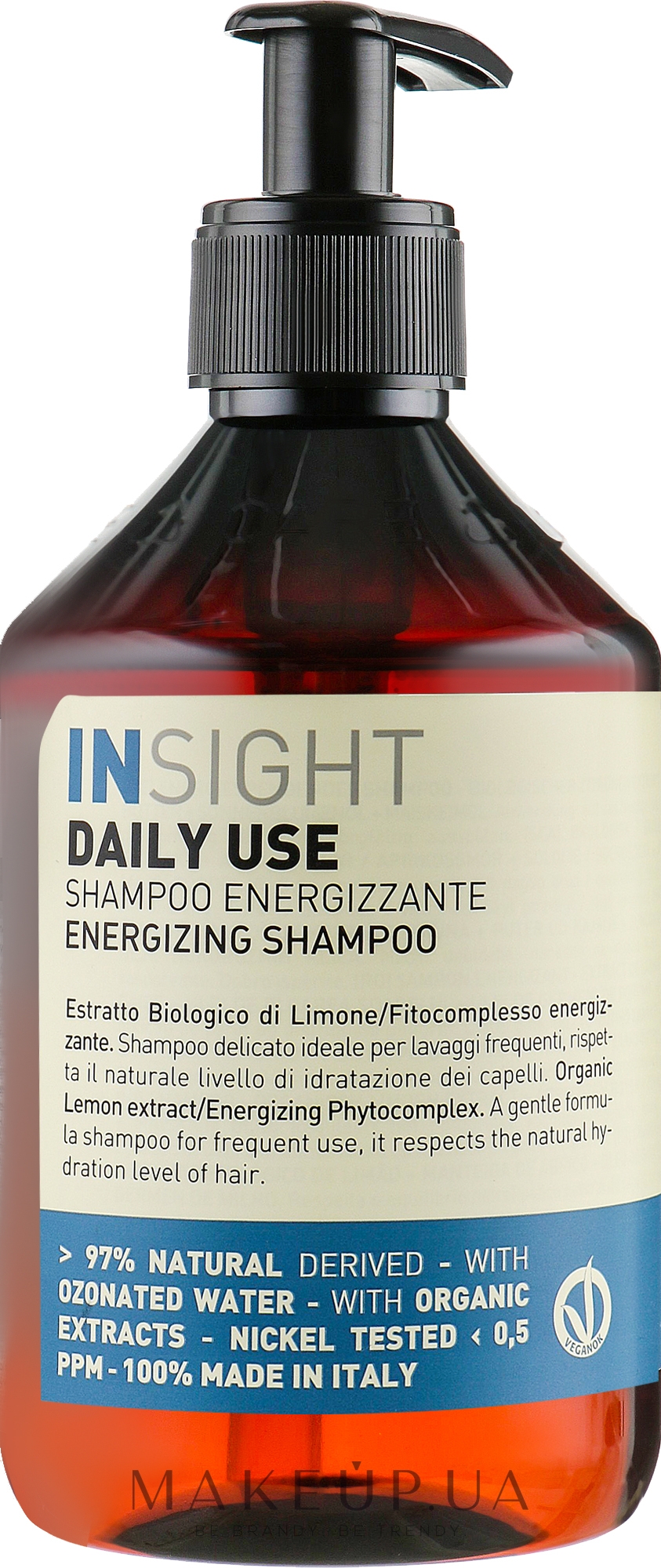 Шампунь енергетичний для щоденного застосування для волосся - Insight Energizing Shampoo — фото 400ml
