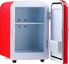 Косметический мини-холодильник, красный - Fluff Cosmetic Fridge — фото N2