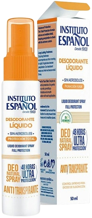 Дезодорант-спрей - Instituto Espanol Total Protection Liquid Deodorant — фото N1