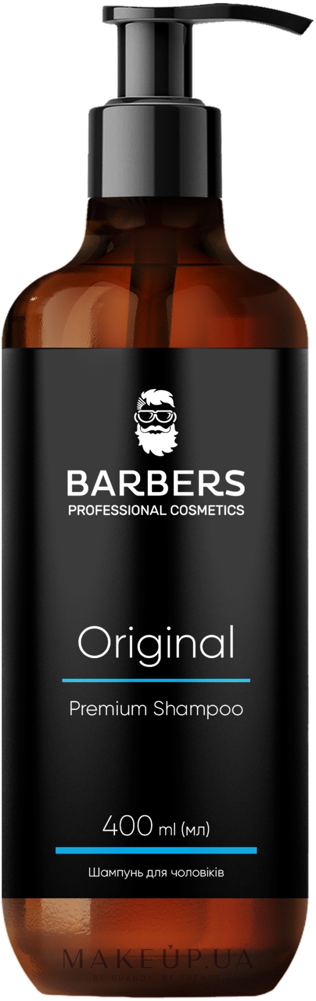 Шампунь для чоловіків для щоденного використання - Barbers Original Premium Shampoo — фото 400ml