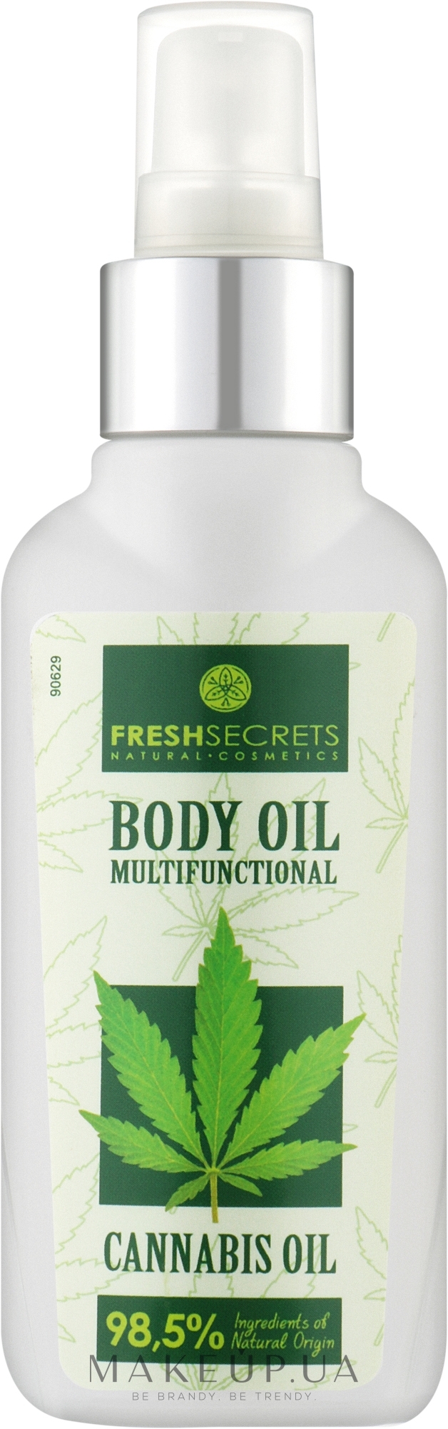 Багатофункціональна олія для тіла з коноплями - Madis Fresh Secrets Body Oil — фото 100ml