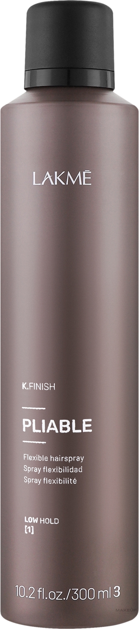 Лак для волос эластичной фиксации - Lakme K.Finish Pliable Flexible Hair Spray — фото 300ml