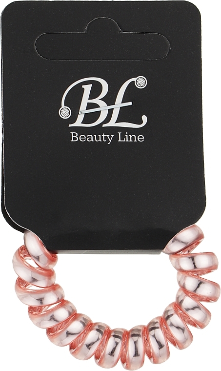 Резинка для волос, 405003, розовый хром - Beauty Line — фото N1