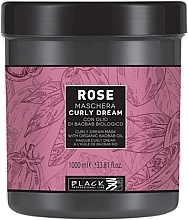 Маска для кудрявых волос - Black Professional Line Rose Curly Dream Mask — фото N2
