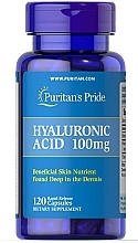 Гиалуроновая кислота, 100 мг, в капсулах - Puritan's Pride Hyaluronic Acid 100mg Capsules — фото N2
