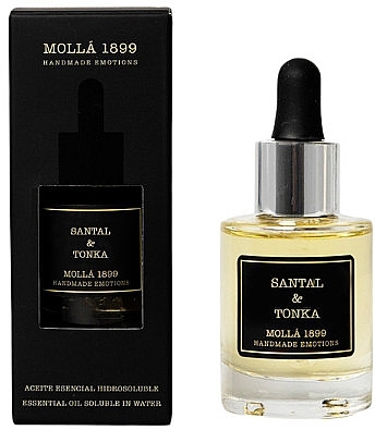 Эфирное масло - Cereria Molla Santal & Tonka Essential Oil Soluble In Water — фото N1