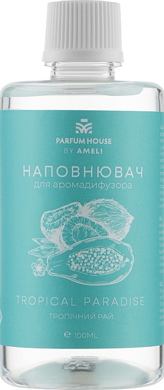 Наповнювач для дифузора "Тропічний рай" - Parfum House By Ameli Tropical Paradise — фото N1