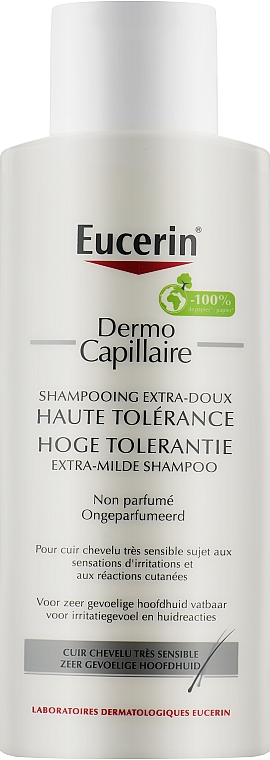 Шампунь для волосся проти подразнень - Eucerin DermoCapillaire Hypertolerant Shampoo — фото N1