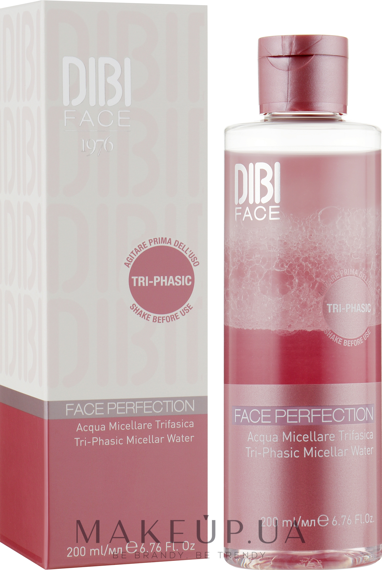 Трифазна міцелярна вода - DIBI Milano Face Perfection Tri-Phasic Micellar Water — фото 200ml